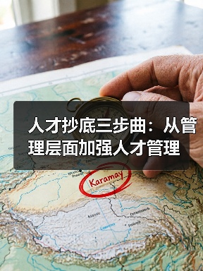 人才抄底三步曲：从管理层面加强人才管理（图4）